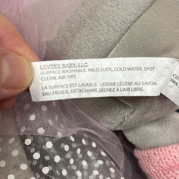 Levtex Baby Elise Plush Princess Mouse‎ Toy in Grey/Pink - Picture 5 of 8